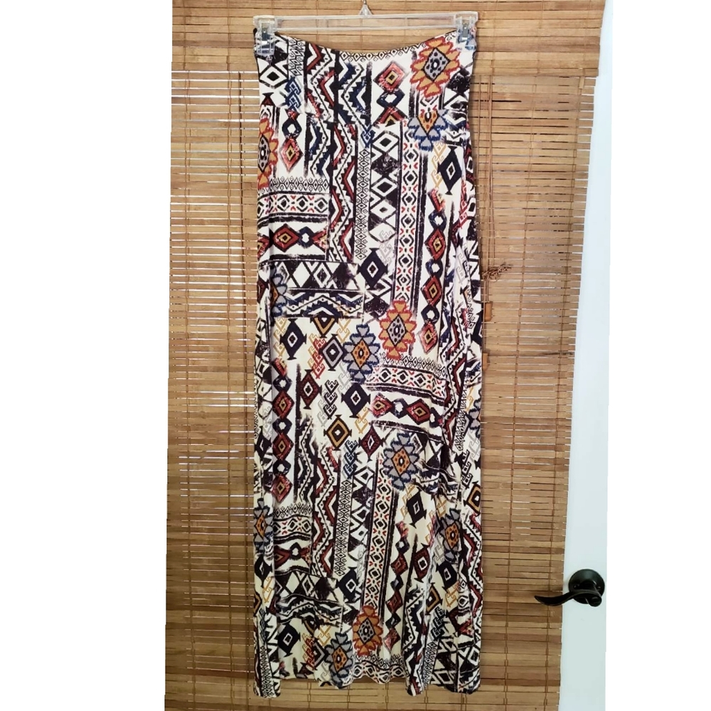 Printed Long Skirt